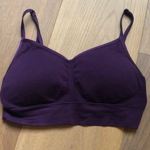 Purple bralette